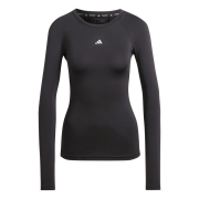 adidas Baselayer Techfit Lange Ærmer - Sort Kvinde