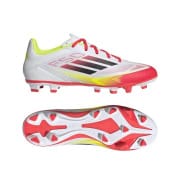 adidas F50 Club FxG Pure Victory - Hvid/Sort/Gul