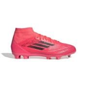 adidas F50 League Mid FG/AG Vivid Horizon - Rød/Sort/Sølv Kvinde