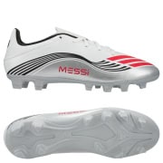 adidas F50 Messi Club FxG Prestig10 - Hvid/Rød/Sølv