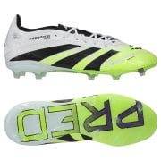 adidas Predator Elite FG Radiant Blaze - Hvid/Sort/Grøn Børn
