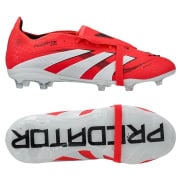 adidas Predator Elite Fold-over Tongue FG Pure Victory - Rød