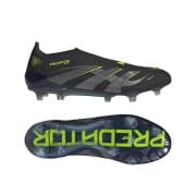 adidas Predator Elite Laceless FG Electric Stealth - Sort/Gr
