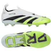 adidas Predator Elite Laceless FG Radiant Blaze - Hvid/Sort/