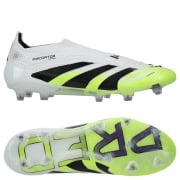 adidas Predator Elite Laceless FG Radiant Blaze - Hvid/Sort/