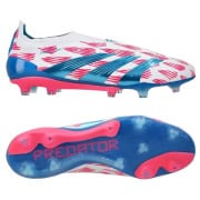 adidas Predator Elite Laceless FG Reemergence - Hvid/Blå/Pin