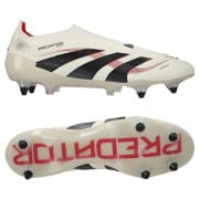 adidas Predator Elite Laceless SG Champagne - Hvid/Sort/Rød