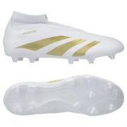 adidas Predator League Laceless FG Day Spark - Hvid/Guld/Hvi