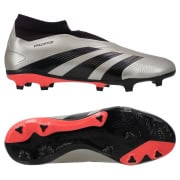 adidas Predator League Laceless FG Vivid Horizon - Sølv/Sort