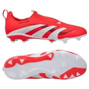 adidas Predator League Laceless FG/AG Pure Victory - Rød/Hvi