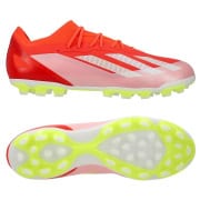 adidas X Crazyfast Elite 2G/3G AG Energy Citrus - Rød/Hvid/G
