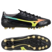 Mizuno Alpha III Made in Japan AG Bright Black - Sort/Orange/Gul