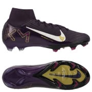Nike Air Zoom Mercurial Superfly 10 Elite FG Mbappé Personal Edition - Lilla/Hvid