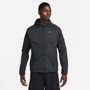 Nike Løbejakke Repel Lightweight Windrunner - Sort/Sølv