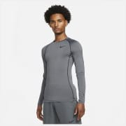 Nike Pro Top Dri-FIT - Grå/Sort Lange Ærmer