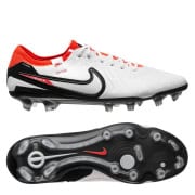 Nike Tiempo Legend 10 Elite FG Ready - Hvid/Sort/Rød