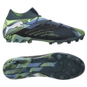 PUMA Future 7 Ultimate MG Lights Out - Blå/Hvid/Grøn