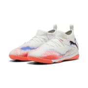 PUMA Future 8 Match Laceless + Mid IT Untamed - Hvid/Sort/Rød Børn