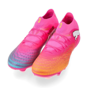 PUMA Future 9 Pro FG/AG Showtime - Pink/Orange/Blå/PUMA Hvid