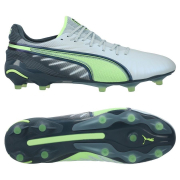 PUMA King Ultimate FG/AG Lights Out - Grøn/Grøn/Blå Kvinde