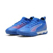 PUMA Ultra 6 Match Mid + TT Untamed - Blå/Hvid/Rød Børn