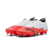 PUMA Ultra Nitro 7 Ultimate Laceless FG/AG The Arrival - Rød/PUMA Sort/PUMA Hvid Børn