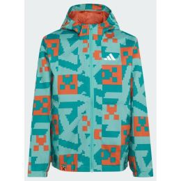 Adidas Adidas Minecraft Terrex 2 Layer CLIMAPROOF regnjakke