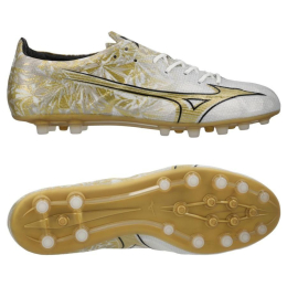 Mizuno Alpha Elite AG Prism Gold - Hvid/Guld/Sort