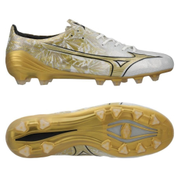 Mizuno Alpha Elite FG Prism Gold - Hvid/Guld/Sort