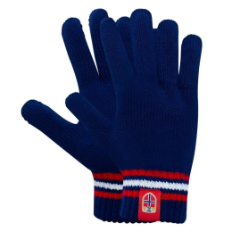 Norge Strikhandsker - Navy