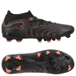 PUMA Future 9 Match FG/AG Eclipse - PUMA Sort/Rød/Grå