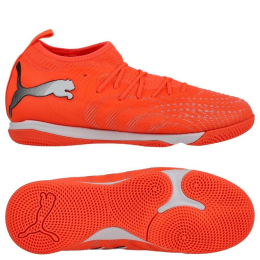 PUMA Future 9 Match Mid + IT Unleashed - Rød/PUMA Hvid/PUMA 