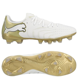 PUMA Future 9 Play FG/AG White Gold - PUMA Hvid/Guld/PUMA So