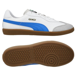 PUMA King 21 IT - Hvid/Blå