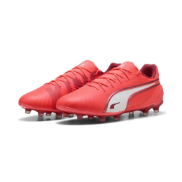 PUMA King Match FG/AG Unlimited - Rød/PUMA Hvid/Rød