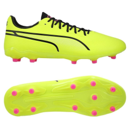 PUMA King Pro FG/AG Phenomenal - Gul/Sort/Pink Kvinde
