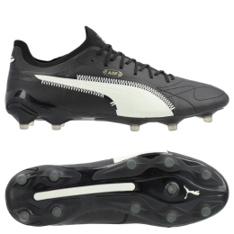 PUMA King Ultimate FG/AG Art of Football - Sort/Hvid/Guld/Hv