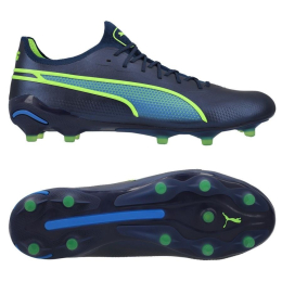PUMA King Ultimate FG/AG Gear Up - Navy/Grøn/Blå Kvinde
