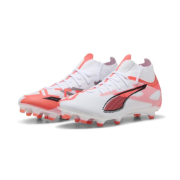 PUMA Ultra 5 Match + FG/AG Unlimited - PUMA Hvid/PUMA Sort/R