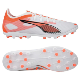 PUMA Ultra 5 Match MG Unlimited - PUMA Hvid/PUMA Sort/Rød