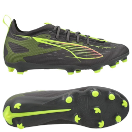 PUMA Ultra 5 Pro FG/AG Audacity - Grå/Gul/Pink Børn