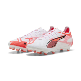 PUMA Ultra 5 Pro FG/AG Unlimited - PUMA Hvid/PUMA Sort/Rød
