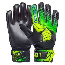 Reusch Målmandshandske Attrakt Alisson - Sort/Gul/Sort Børn