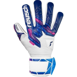 Reusch Målmandshandske Attrakt RE:GRIP - Hvid/Blå/Pink Børn